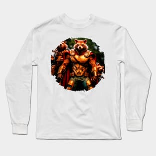 Raccoon Rocket Special Forces guardian of the galaxy v-2 Long Sleeve T-Shirt